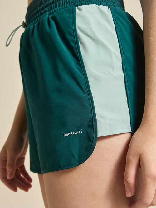 Short de desporto color block - (ekstract) - Kiabi