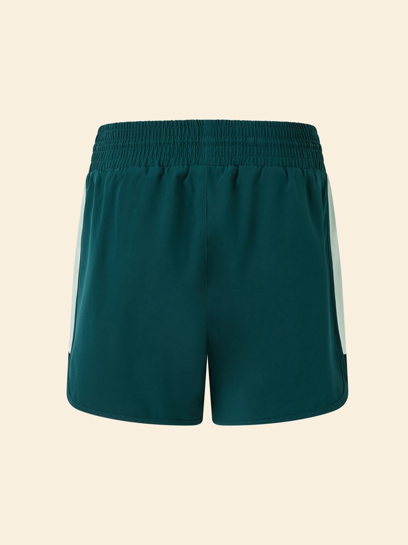 Short de desporto color block - (ekstract) Verde - Kiabi