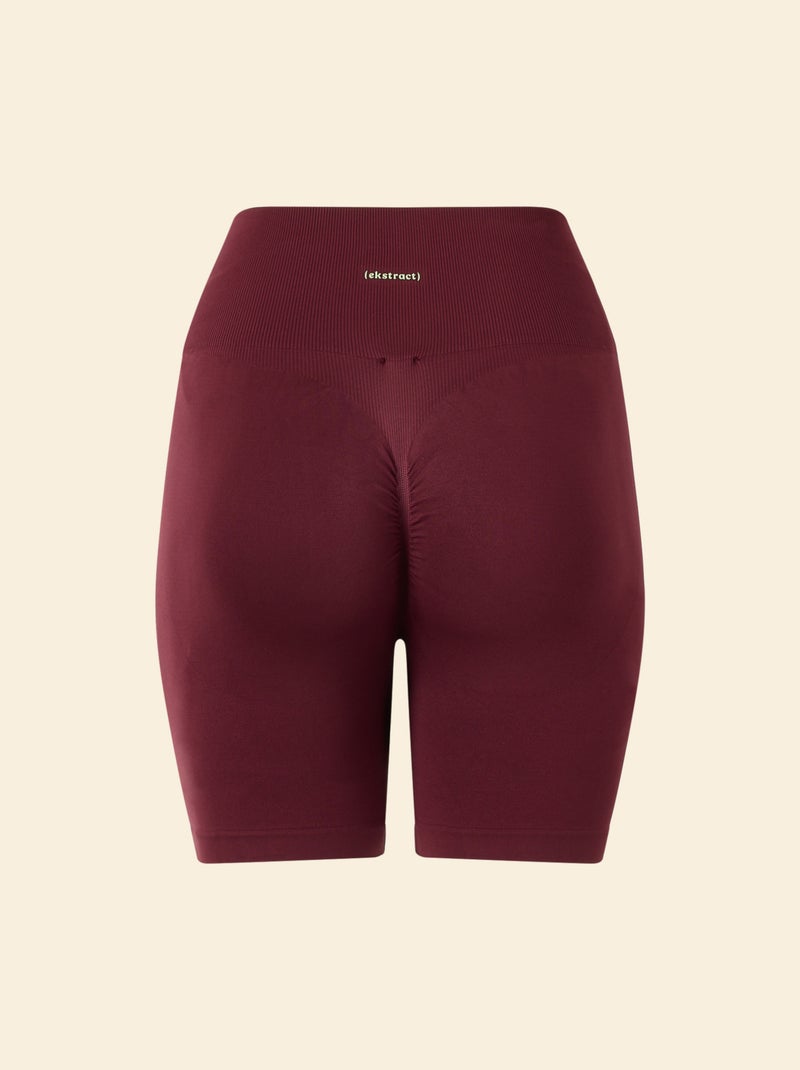 Short de desporto modelador - (ekstract) Bordeaux - Kiabi