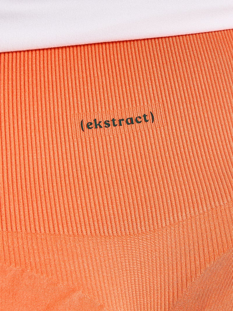 Short de desporto modelador - (ekstract) Laranja - Kiabi