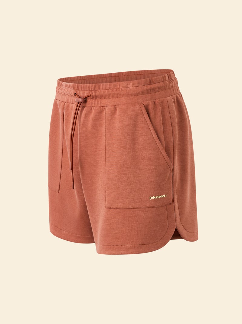 Short de desporto oversize - (ekstract) Castanho - Kiabi