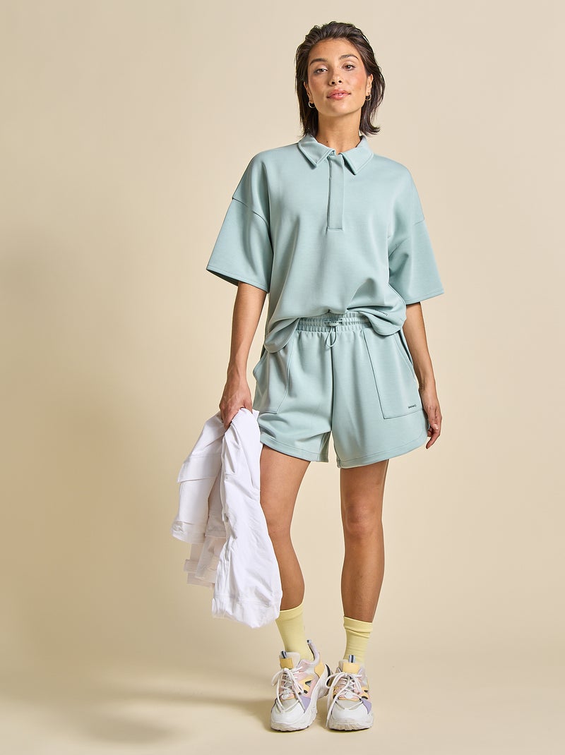 Short de desporto oversize - (ekstract) Verde - Kiabi