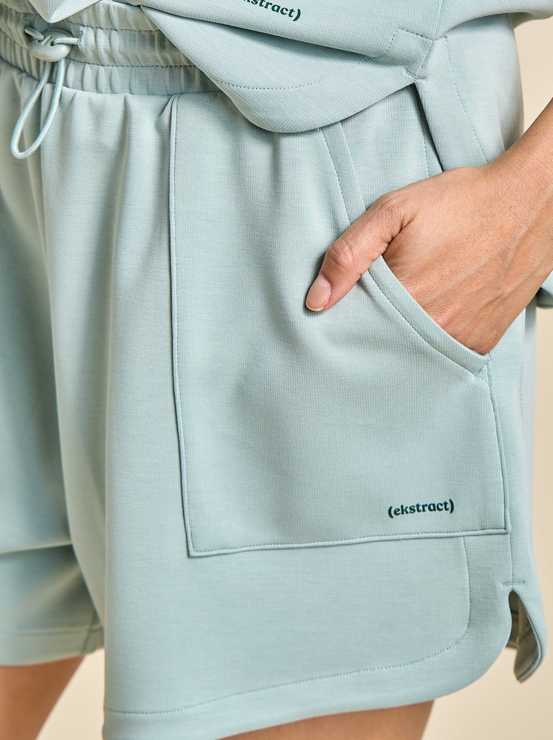 Short de desporto oversize - (ekstract) Verde - Kiabi