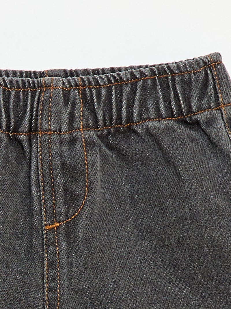 Short de ganga Cinza - Kiabi