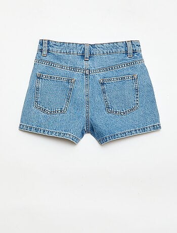 Short de ganga com bordados