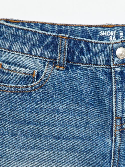 Short de ganga de cintura alta - Kiabi