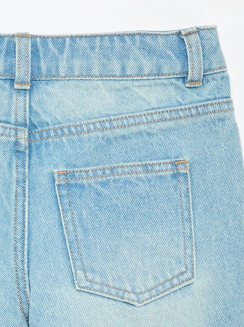 Short de ganga de cintura alta - Kiabi