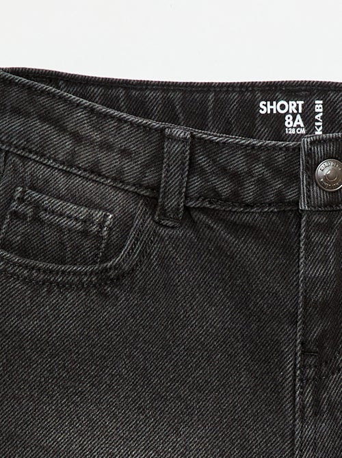 Short de ganga de cintura alta - Kiabi
