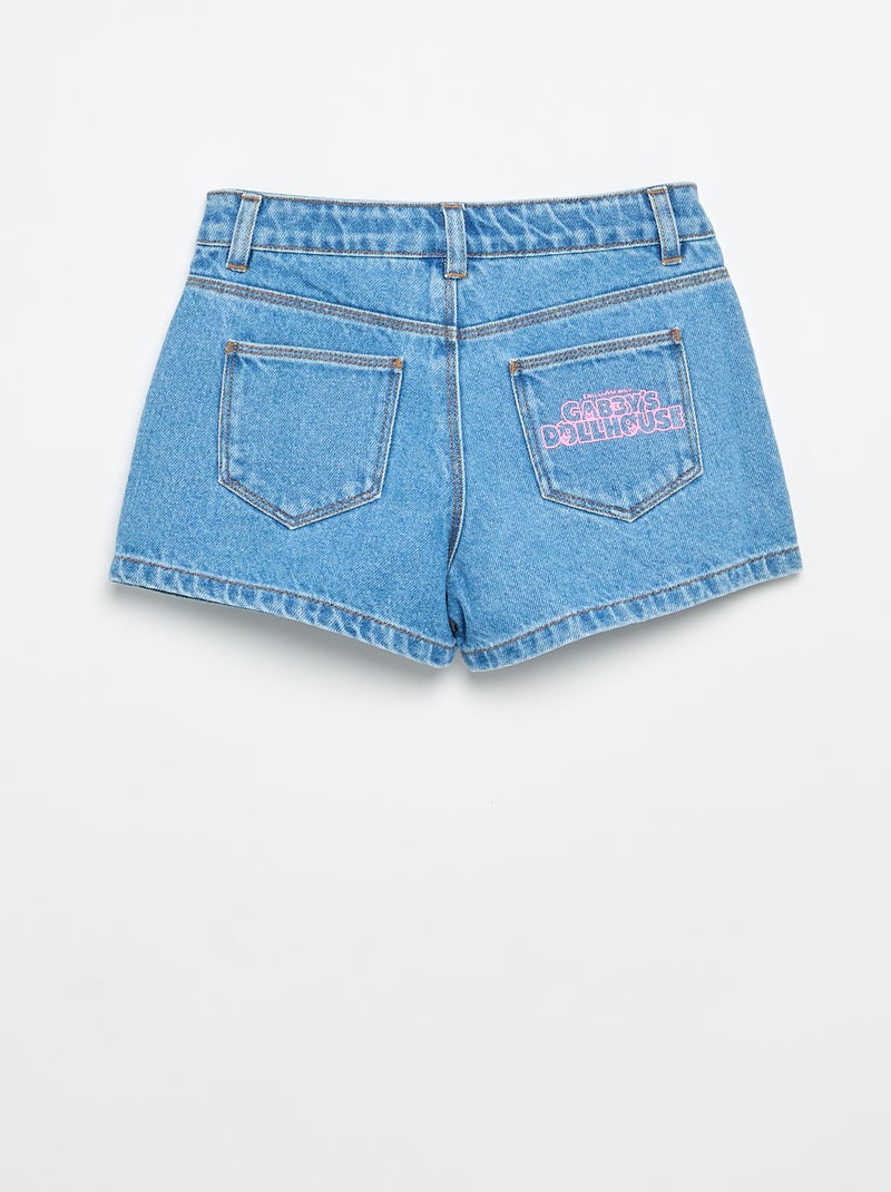Short de ganga \'Gabby e a casa mágica\' Azul - Kiabi