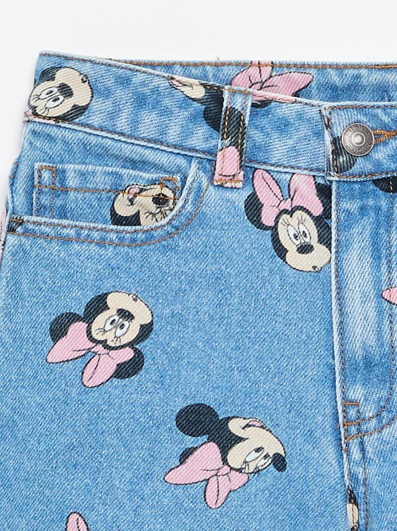Short de ganga \'Minnie\' \'Disney\' Azul - Kiabi