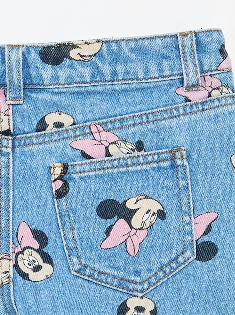 Short de ganga \'Minnie\' \'Disney\' Azul - Kiabi