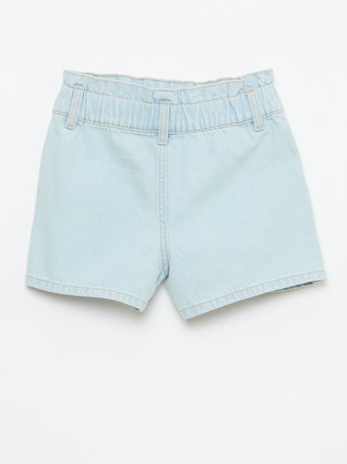 Short de ganga paper bag - Kiabi
