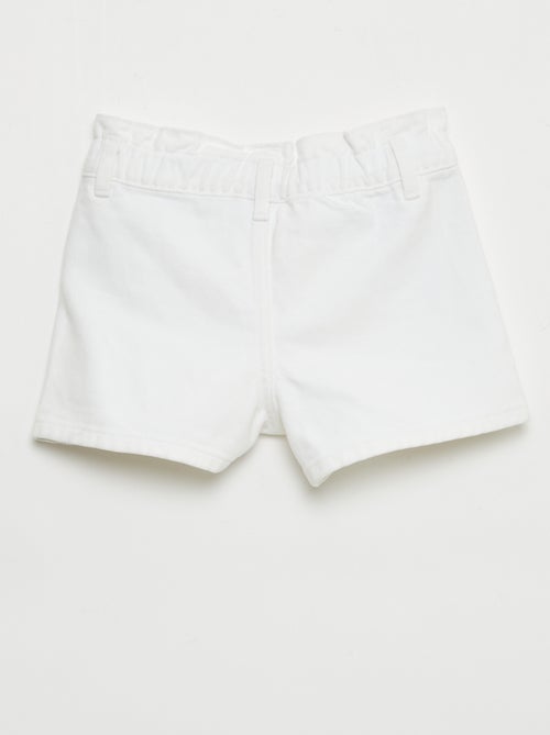 Short de ganga paper bag - Kiabi
