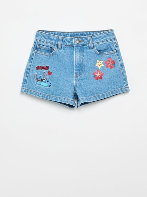 Short de ganga \'Stitch\' \'Disney\' - Kiabi