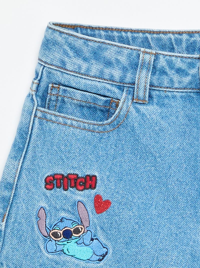 Short de ganga \'Stitch\' \'Disney\' Azul - Kiabi