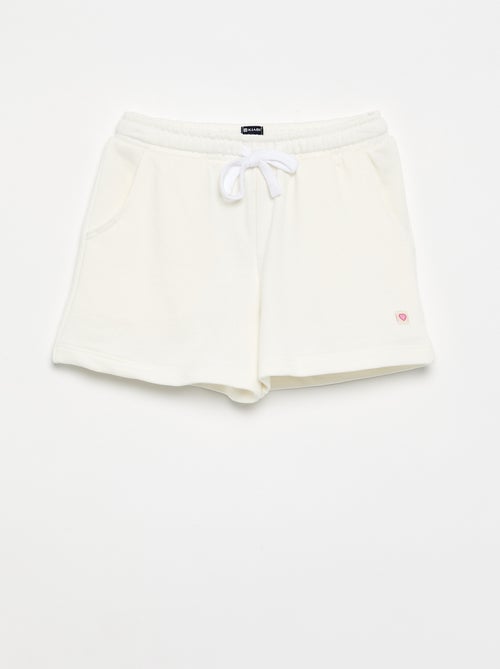 Short de moletão com bolsos - Kiabi