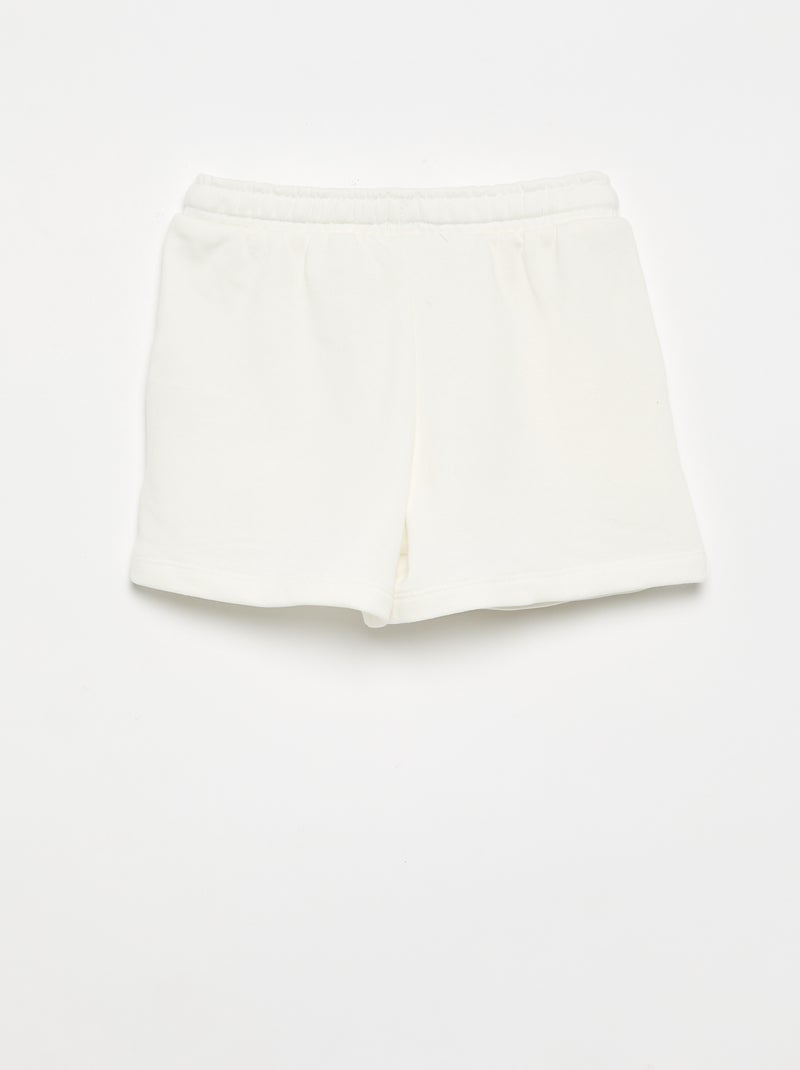 Short de moletão com bolsos Rosa - Kiabi