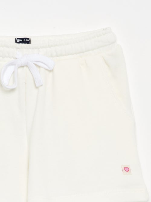 Short de moletão com bolsos - Kiabi