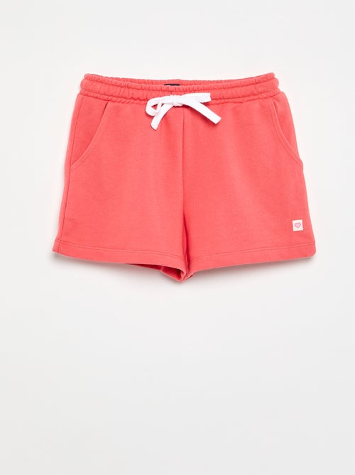 Short de moletão com bolsos - Kiabi Short de moletão com bolsos - Kiabi