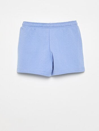 Short de moletão com bolsos