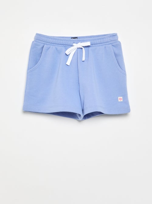 Short de moletão com bolsos - Kiabi Short de moletão com bolsos - Kiabi