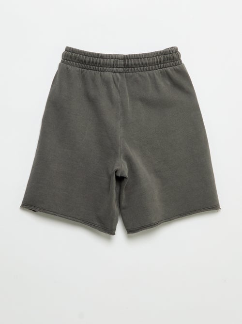 Short de moletão leve estampado - Kiabi