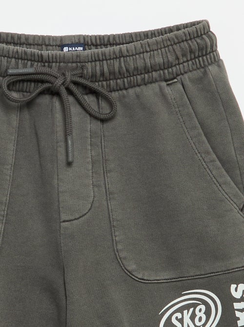 Short de moletão leve estampado - Kiabi