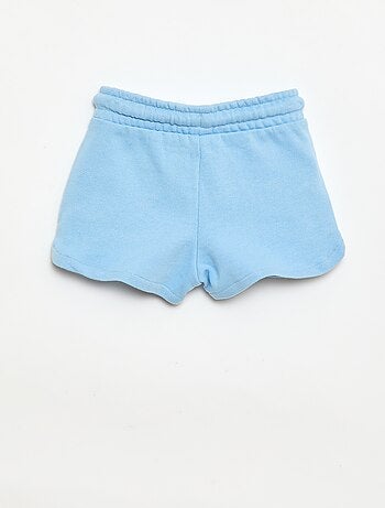 Short de moletão leve liso
