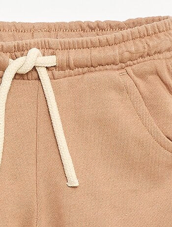 Short de moletão leve liso