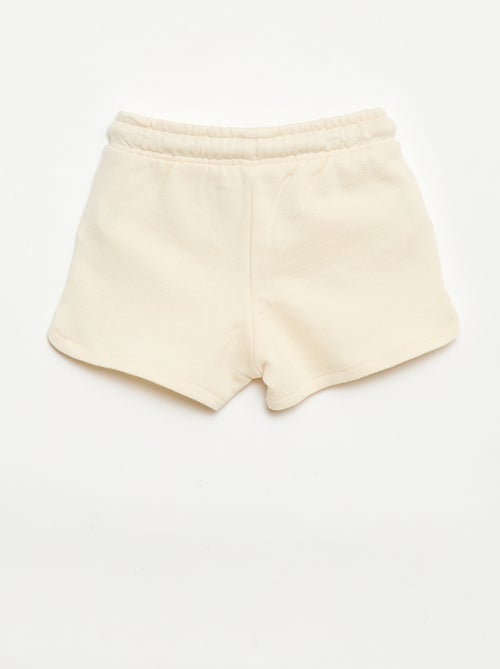 Short de moletão leve liso - Kiabi