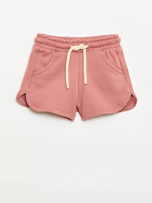 Short de moletão leve liso - Kiabi