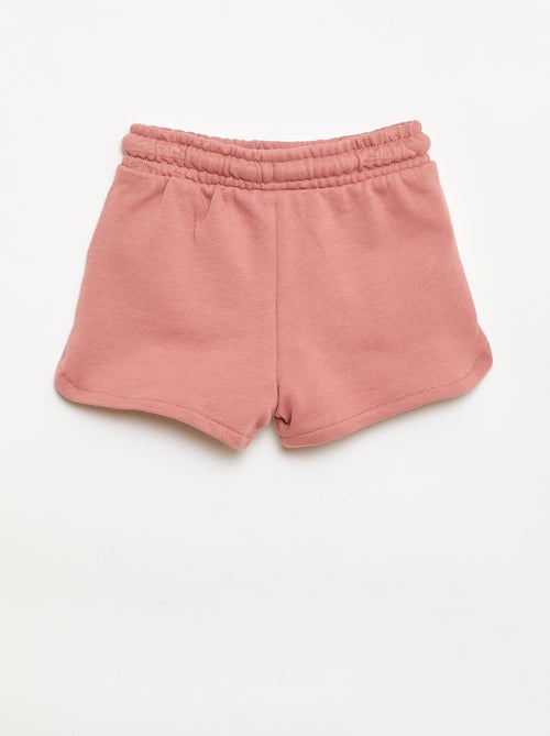 Short de moletão leve liso - Kiabi