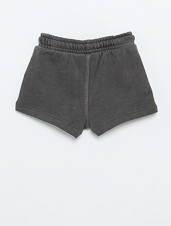 Short de moletão não cardado