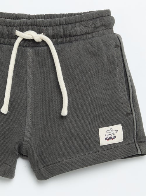 Short de moletão não cardado - Kiabi Short de moletão não cardado - Kiabi