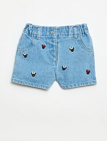 Short \'Disney\' em ganga bordado