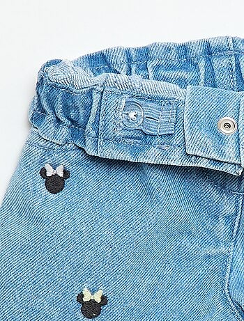 Short \'Disney\' em ganga bordado