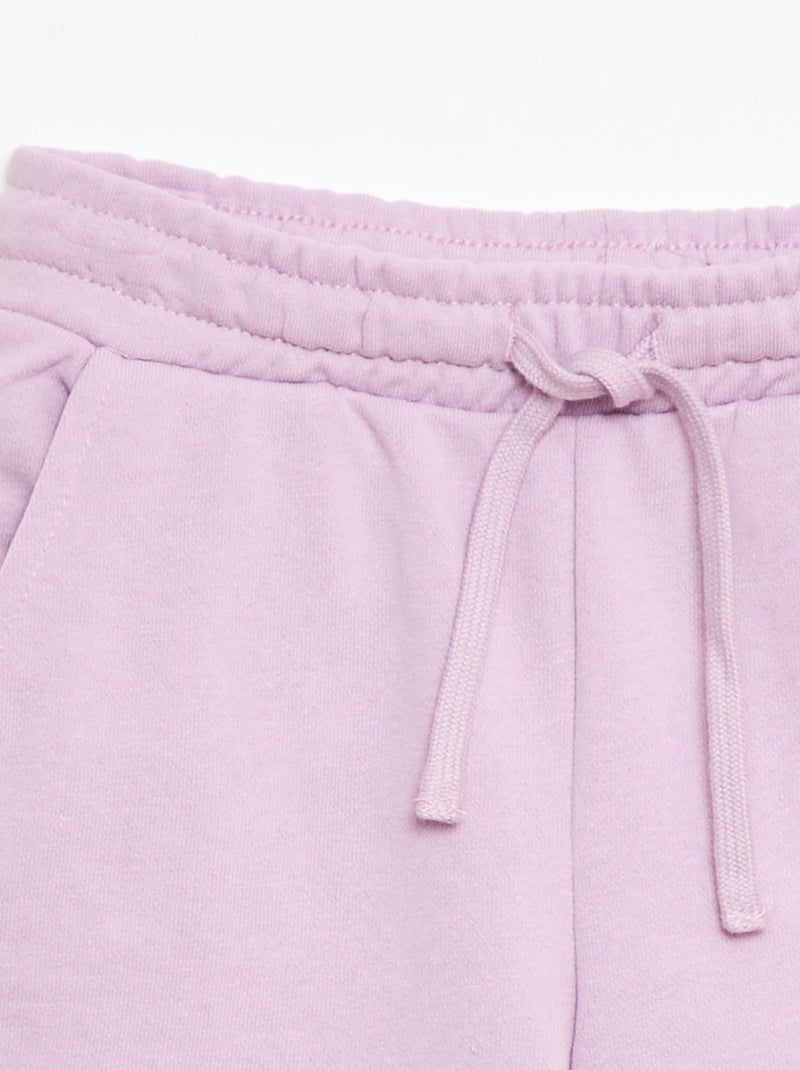 Short em french terry liso Violeta - Kiabi