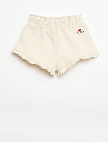 Short em jersey estampado