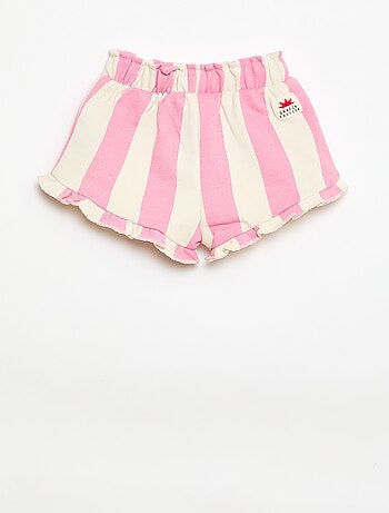 Short em jersey estampado