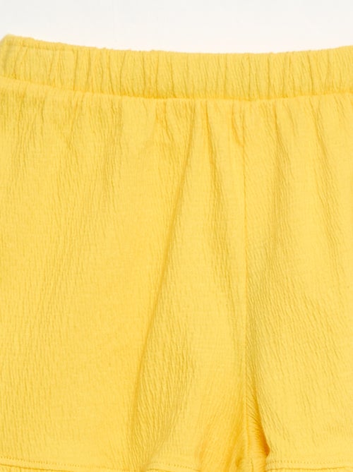 Short em malha franzida - Kiabi