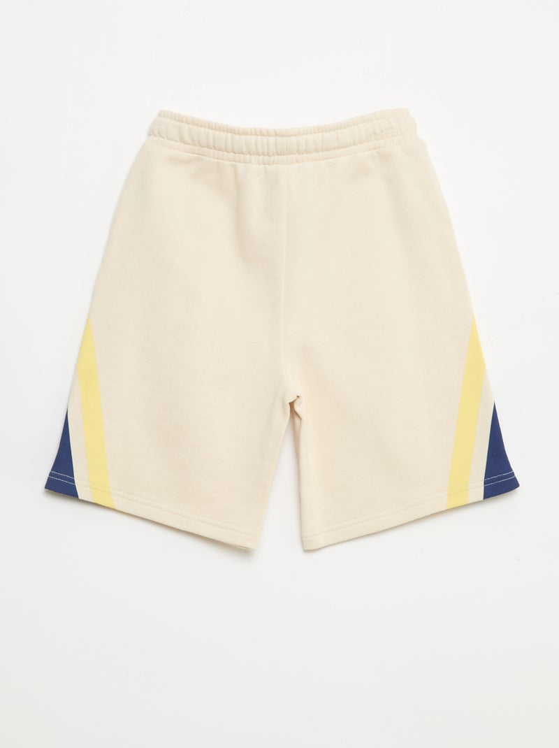 Short Estampado Gráfico Branco - Kiabi
