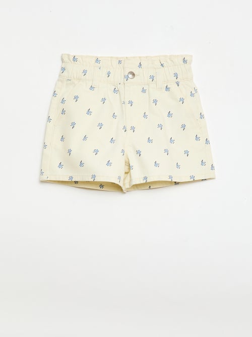 Short estampado integral em algodão - Kiabi