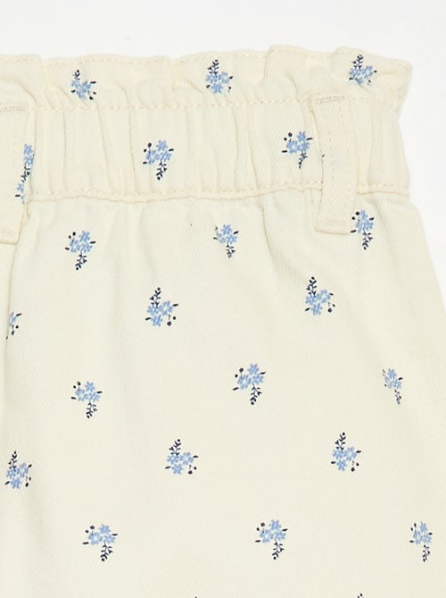 Short estampado integral em algodão - Kiabi