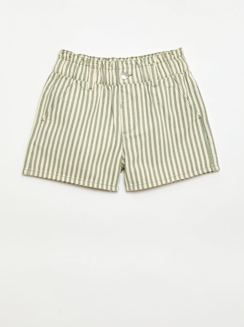 Short estampado integral em algodão - Kiabi