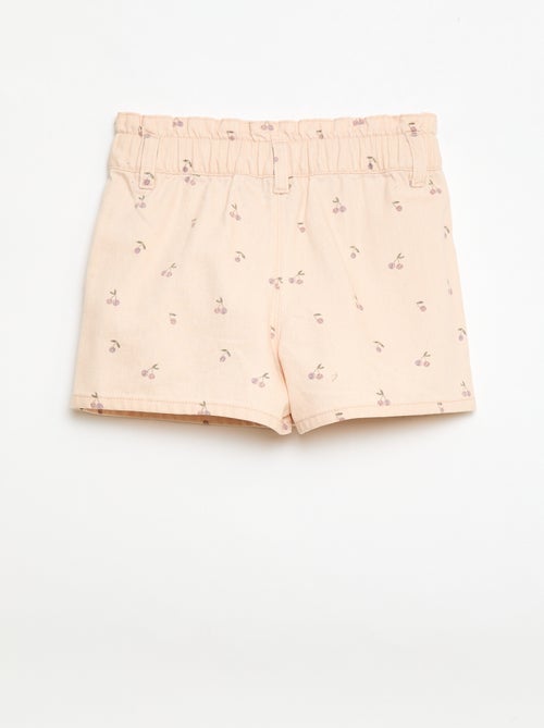 Short estampado integral em algodão - Kiabi