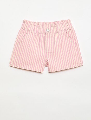 Short estampado integral em algodão