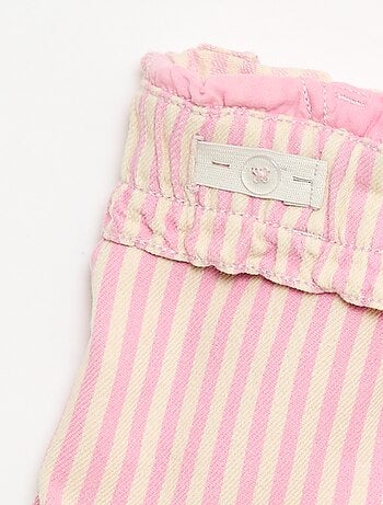 Short estampado integral em algodão