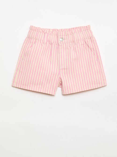 Short estampado integral em algodão - Kiabi