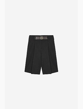 Short feminino alfaiatado de vestir dilvin