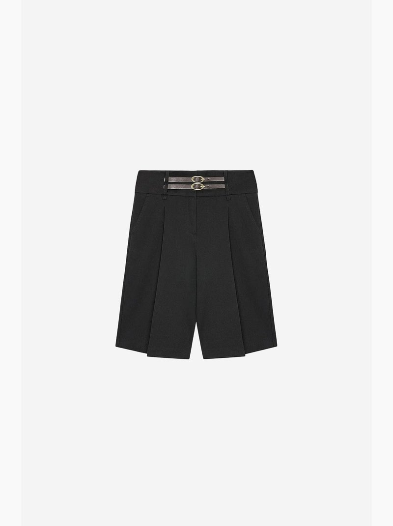 Short feminino alfaiatado de vestir dilvin Preto - Kiabi